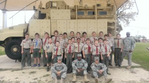Troop 845 at Fort Hood